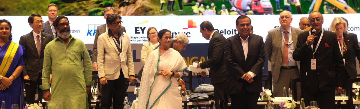 Hon'ble Chief Minister Mamata Banerjee at the Bengal Global Business Summit 2025