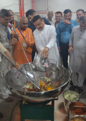 Inauguration of ISKCON Mid-Day Meal Kitchen