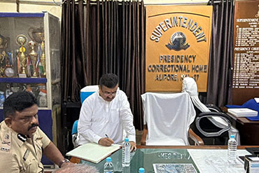 HCM visit in Presedency Jail , Alipore