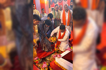 Bhoomi Pujan in New Town